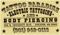 Tattoo Paradise link on GarageBoyzMagazine.com